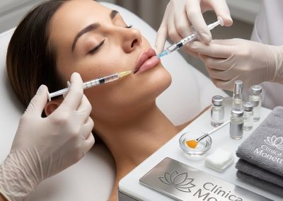 Aumento y perfilado de labios con ácido hialurónico