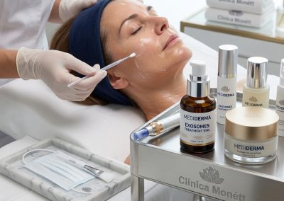 Tratamiento facial con Exosomas Mediderma