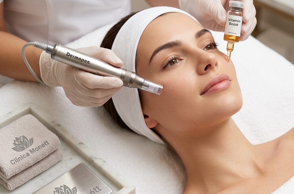 Tratamiento facial con vitaminas y Dermapen